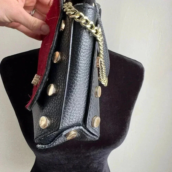 Italian Leather crossbody bag - Picture 5 of 11